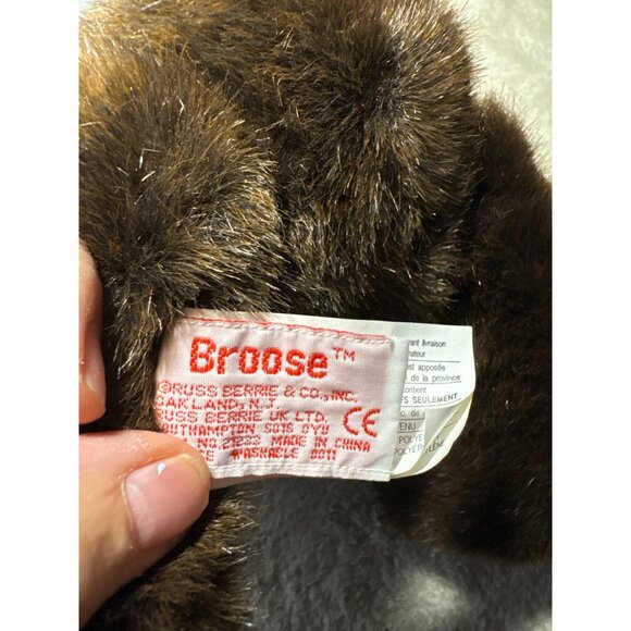 Russ Berrie 14" Christmas Plush Teddy Bear in Moose Costume BROOSE - Picture 10 of 10